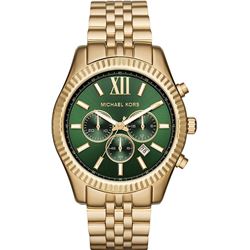 NEW MICHAEL KORS LEXINGTON TRIPLE CHRONO MSRP $363