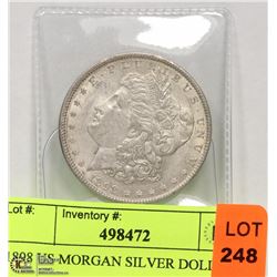 1898 US MORGAN SILVER DOLLAR