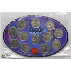 CANADIAN 2000 QUARTER SET