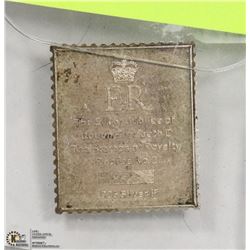 10.5 GRAM  .925 SILVER STAMP ONE PENNY