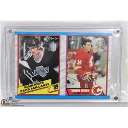 ENCASED LIMITED EDITION GRETZKY FLEURY CARDS