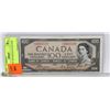 Image 1 : CANADIAN 1954 DEVILS FACE $100 BILL
