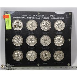 1867-1967 CANADA PROVINCIAL MEDALS