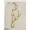 Image 1 : AUSTRALIAN FIRE OPAL GEMSTONE NECKLACE  .925