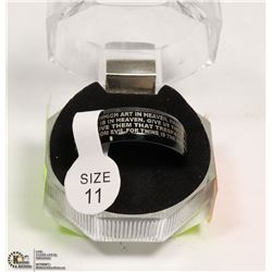 LORDS PRAYER MENS RING SIZE 11