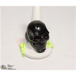 NEW BLACK MEN'S SKULL HEAD RING WITH