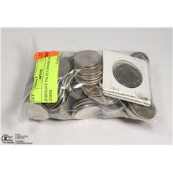 BAG OF $100 FACE VALUE CANADIAN 50 CENT COINS