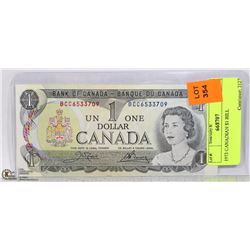 1973 CANADIAN $1 BILL