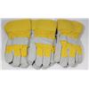 Image 1 : 3 PAIRS OF NEW WORK GLOVES