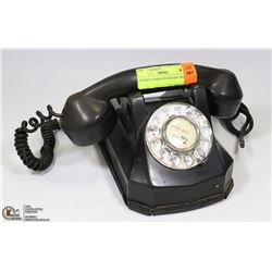 ANTIQUE BAKELITE ROTARY PHONE