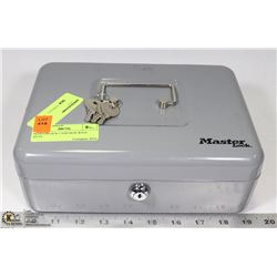 MASTERLOCK CASH BOX WITH KEYS