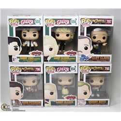 LOT OF 6 FUNKO POP COLLECTIBLES