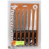 Image 1 : PACK OF 6 NEW PROFESSIONAL STEAK KNIVES