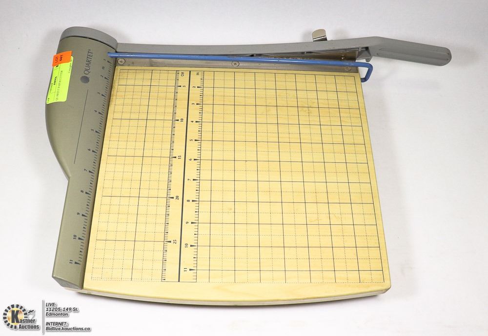 QUARTET PAPER CUTTER Kastner Auctions