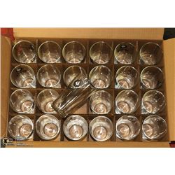 CASE OF 24 NEW BIG ROCK BEER GLASSES