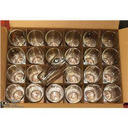 CASE OF 24 NEW BIG ROCK BEER GLASSES