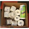 Image 1 : BOX OF INDIVIDUALLY WRAPPED TOILET PAPER ROLLS
