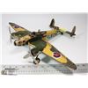 Image 1 : TIN RAF WWII DESIGN AIRCRAFT  14" X 18"