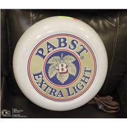 VINTAGE PABST EXTRA LIGHT BEER, BAR LIGH WORKING