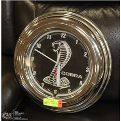 COBRA LIGHT UP ELECTIC WALL CLOCK