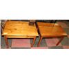 Image 1 : PAIR OF PINE END TABLES  28" X 20"