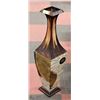 Image 1 : TALL METAL DECORATIVE VASE - 30.5"-TALL -