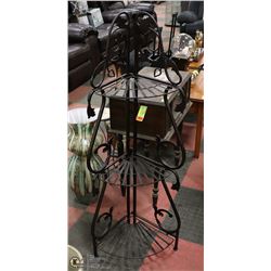 NEW METAL CORNER SHELVING UNIT