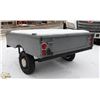 Image 4 : SMALL GREY UTILITY TRAILER, APPROX 6FT X 8FT