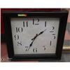 Image 1 : 24" x 24" HANGING WALL CLOCK