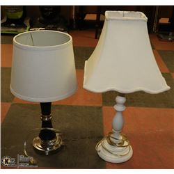 LOT OF 2 TABLE LAMPS