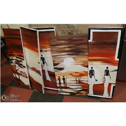 5 CANVAS PICTURES