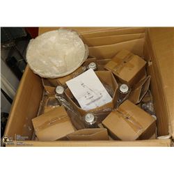 LEVICO LARGE/ ORNATE 10 SHADE TWO TONED FROSTED