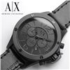 Image 1 : NEW ARMANI EXCHANGE TRIPLE CHRONO LEATHER BAND