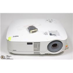 NEC DIGITAL PROJECTOR WITH 0 HOURS ON THE LAMP.