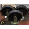 Image 1 : 3 HUGE 12" HEAVY DUTY CASTORS