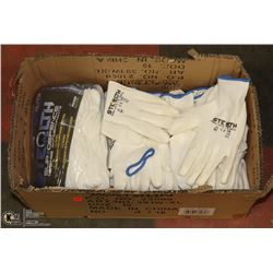 BOX OF WORK GLOVE SZ XL
