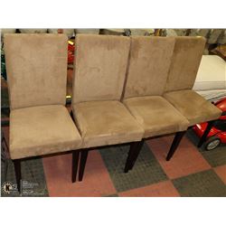 SET OF 4 DINNING CHAIRS