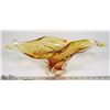 Image 1 : GLASS ART SCULPTURE 17.5" WIDE