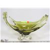 Image 1 : GLASS ART SCULPTURE 13" X 9" TALL