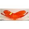 Image 1 : GLASS ART SCULPTURE  18" LONG