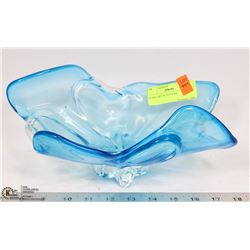 11" LONG GLASS ART SCULPTURE