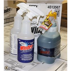 2 CASES OF WINDEW COMMERCIAL CONCENTRATE