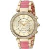 Image 1 : NEW MICHAEL KORS PINK/GOLD 39MM PARKER MSRP $401