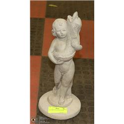 15" CEMENT FOUNTAIN STATUE