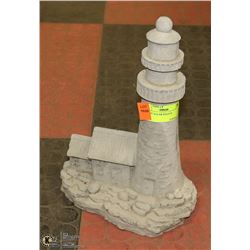 CEMENT LIGHTHOUSE STATUE 12" TALL