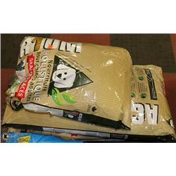 THREE BAGS OF LARGE BREED CHICKEN DOG FOOD