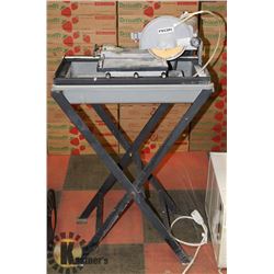 ROK 7" WET TILE SAW ON FOLDABLE STAND