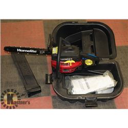 HOMELITE CHAINSAW IN CASE