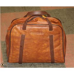 SINGER VINTAGE SEWING MACHINE BAG- 17" T X 17" W