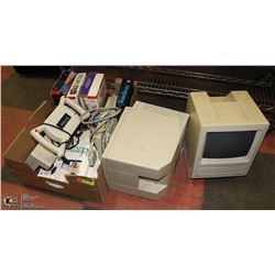 VINTAGE MAC COMPUTER, GAMES,  ACCESSORIES AND